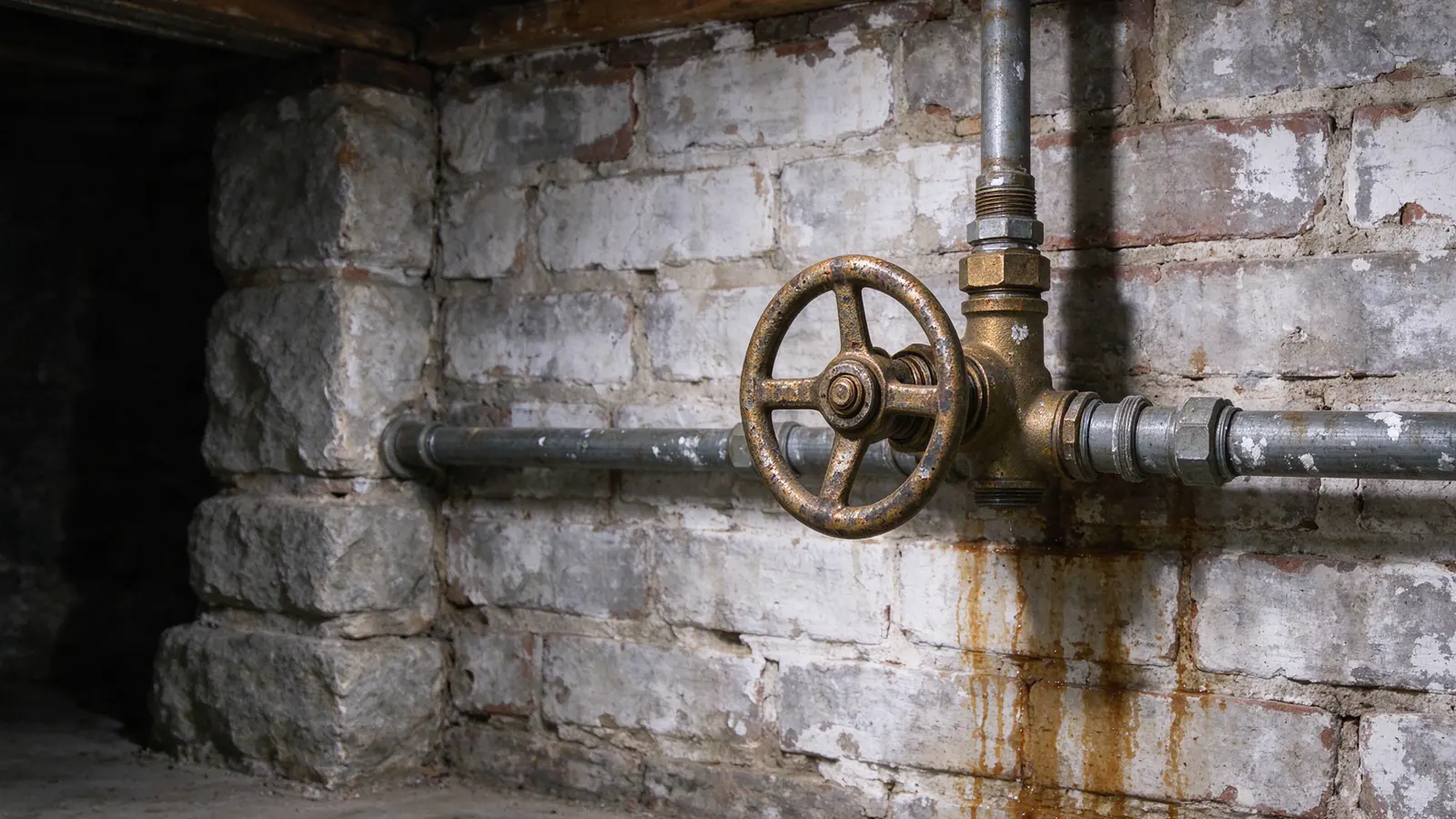 An opened letter from the water department on a kitchen table in a Philadelphia rowhouse beside a set of house keys